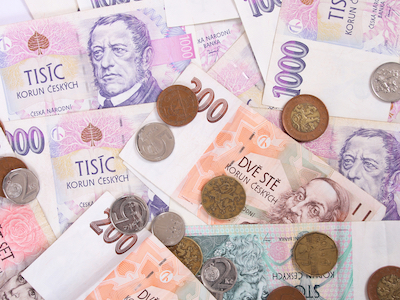 Czech money koruna czk