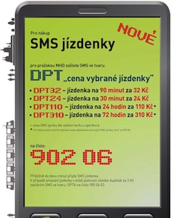Prague SMS Ticket
